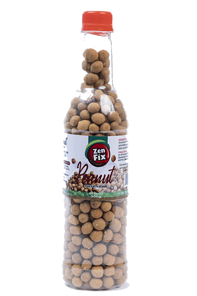 Zenfix Peanuts with Sesame (One Dozen Bottles)